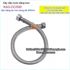 Dây cấp nước inox dài 500 KAG-DCI500