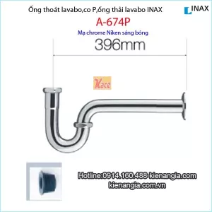Ống thoát lavabo,co P lavabo Inax A674P