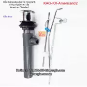 Đầu xả giật đầu Inox American standard KAG-KX-American-02