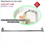 Máng khăn đơn inox đúc sus304 KAG-RT1168