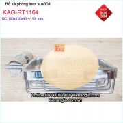 Rổ xà phòng lưới inox sus304 đế đúc KAG-RT1164