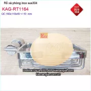 Rổ xà phòng lưới inox sus304 đế đúc KAG-RT1164