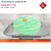 Dĩa xà phòng đúc liền sus304 KAG-RT1172