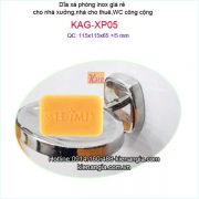 Dĩa xà phòng bằng inox phòng tắm KAG-XP05