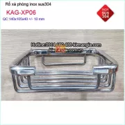 Dĩa xà phòng lưới inox KAG-XP06