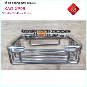 Dĩa xà phòng lưới inox KAG-XP06