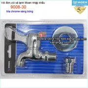 Vòi đơn gắn tường Moen Mỹ 9008-30