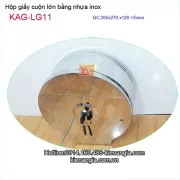 Hộp giấy vệ sinh cuộn lớn bằng inox KAG-LG11