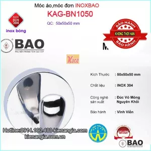 Móc đơn inox Bảo sus304  KAG-BN1050