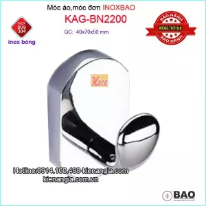 Móc đơn inox Bảo sus304 KAG-BN2200