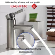 Vòi lavabo nóng lạnh inox sus304 KAG-RT46