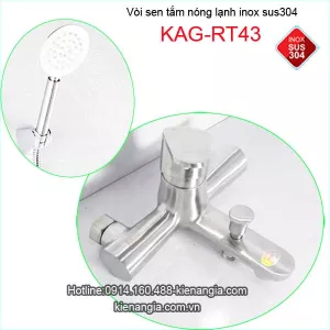 Vòi sen tắm nóng lạnh sus304 KAG-RT43