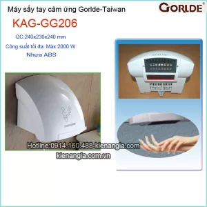Máy sấy tay cảm ứng Golrde KAG-GG206