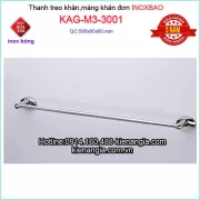 Thanh treo khăn đơn Inox Bảo KAG-M3-3001