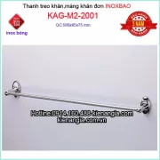 Máng khăn đơn Inox Bảo KAG-M2-2001