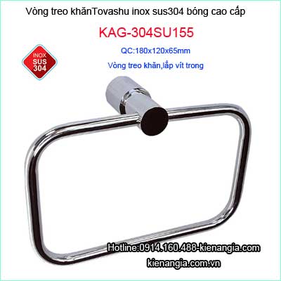 KAG-304SU155-Vong-treo-khan-Inox-sus304-Tovashu-phong-tam-khu-nghi-duong