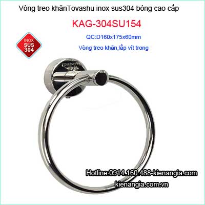 KAG-304SU154-Vong-treo-khan-Inox-sus304-Tovashu-phong-tam-khach-san