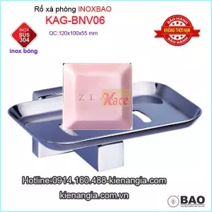 Dĩa xà phòng inox Bảo KAG-BNV06
