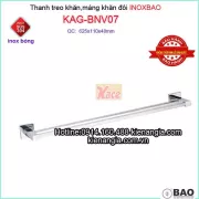 Thanh treo khăn đơn Inox Bảo KAG-BNV07