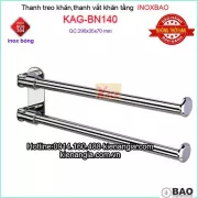 Thanh vắt khăn tầng Inox Bảo KAG-BN140