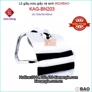 Lô giấy vệ sinh Inox Bảo KAG-BN203
