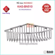 Kệ rổ góc Inox Bảo KAG-BN510