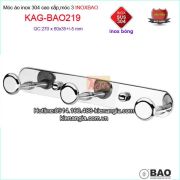 Móc 3 inox Bảo phòng ngủ KAG-BAO219
