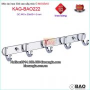 Móc 5 inox Bảo phòng tắm KAG-BAO222