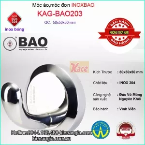 Móc đơn Inox Bảo KAG-BAO203