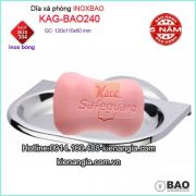 Dĩa xà phòng Inox Bảo KAG-BAO240