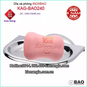 Dĩa xà phòng Inox Bảo KAG-BAO240