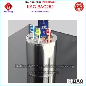 Kệ bàn chải Inox Bảo KAG-BAO252