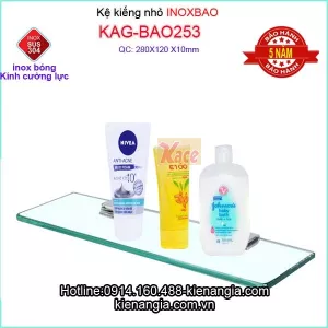 Kệ kiếng nhỏ Inox Bảo KAG-BAO253