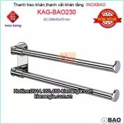 Thanh vắt khăn tầng Inox Bào KAG-BAO230