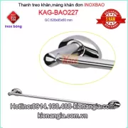 Thanh treo khăn đơn inox Bảo KAG-BAO227