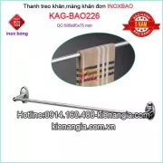 Máng khăn đơn inox Bảo KAG-BAO226