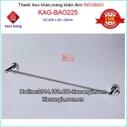Thanh treo khăn đơn Inox Bảo KAG-BAO225