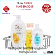 Rổ góc inox Bảo phòng tắm KAG-BAO248