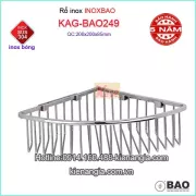 Kệ rổ góc inox Bảo KAG-BAO249