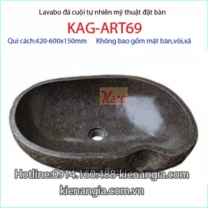 Chậu lavabo đá tự nhiên KAG-ART69