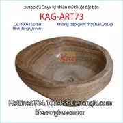 Lavabo đá Onyx KAG-ART73