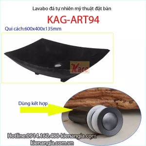 Chậu đá tự nhiên nổi đặt bàn KAG-ART94