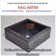 Chậu vuông bằng đá tự nhiên KAG-ART89