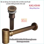 Bộ xả chậu đá cuội,lavabo gốm sứ KAG-KX49