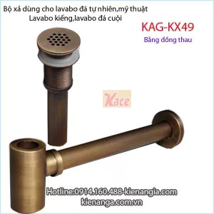 Bộ xả chậu đá cuội,lavabo gốm sứ KAG-KX49