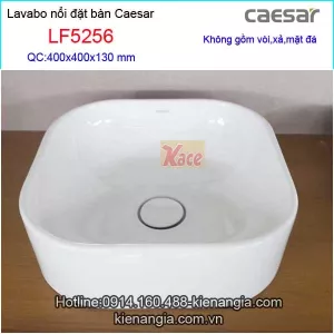 Lavabo vuông nổi đặt bàn CAESAR LF5256