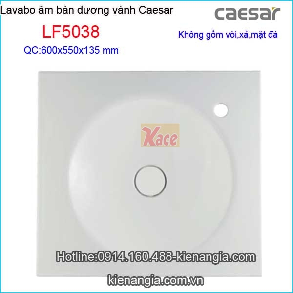 Lavabo-chu-nhat-am-ban-duong-vanh-Caesar-LF5038