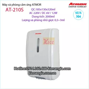 Máy xà phòng cảm ứng ATMOR AT-210S