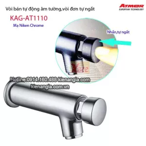 Vòi đơn tự ngắt,vòi âm tường tự ngắt ATMOR AT1110