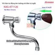 Vòi đơn tự ngắt,vòi âm tường tự ngắt ATMOR AT1126